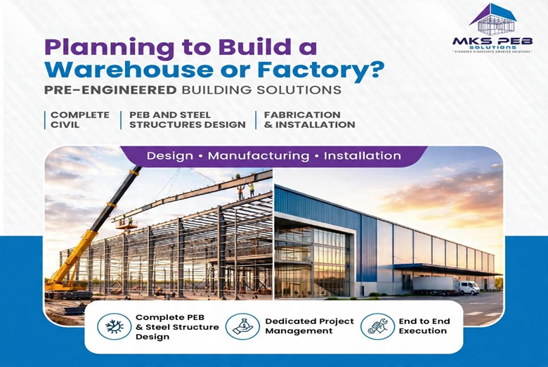 Pre Engineered Building Manufacturers in Delhi | MKS PEB Solutions