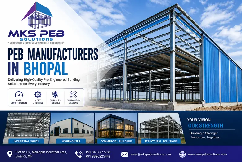PEB Manufacturers in Bhopal | MKS PEB Solutions